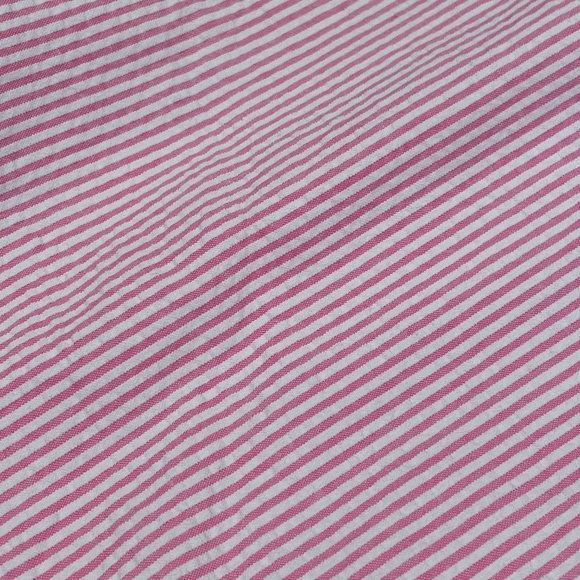 Lily Pulitzer Blossom Seersucker Strapless Mini Dress Pink & White Size 14 - Picture 12 of 15